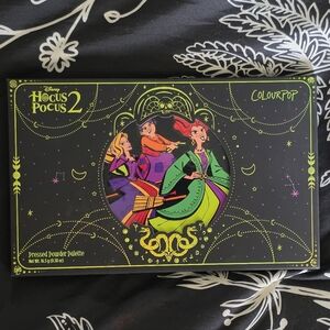 Set Of ColourPop Hocus Pocus 2 Palette, So Glassy Lip Gloss & Jelly Shadow